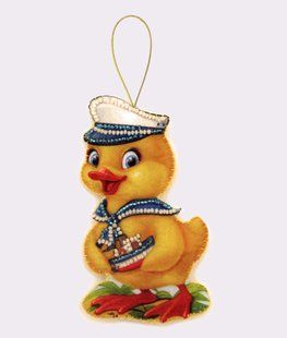Bead Embroidery Kit Butterfly F105 Duckling 12 х 7 см